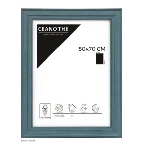Cadre rectangulaire 50x70 cm Belle-Île bleu