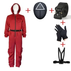 Costume Intégral Triangle Squid Game